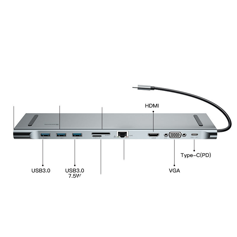 Ten In One MacBook Multi-function Adapter Je-tech