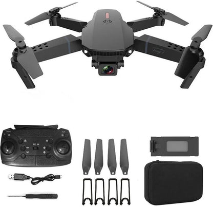 E88 Pro Drone with 4K Camera, WiFi FPV 1080P HD Dual Foldable RC Quadcopter Altitude Hold, Headless Mode, Visual Positioning Je-tech