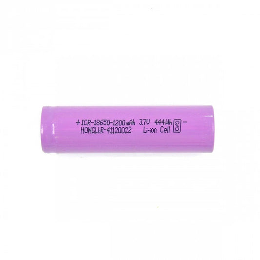 Li-Ion 18650 3.7V 1200mAh Lithium ion-Battery pack of 5,10,25 Je-tech