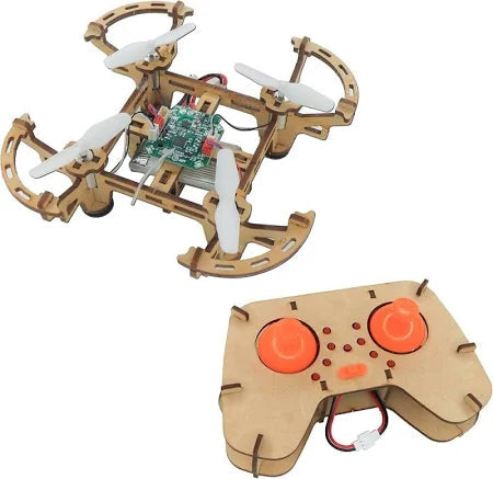 DIY Drone Mini Toy Drone Aircraft with Remote Wooden Assembly Mini Drone Quadcopter Je-tech